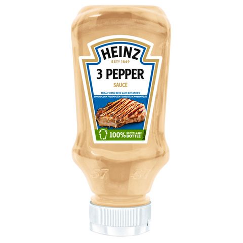 Heinz 3 druhy pepře omáčka | 220 ml