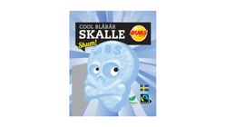 Bubs Skalle Cool Blåbær Skum 90g
