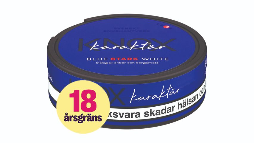 Knox Portionssnus Karaktär Blue Stark White 19,2g