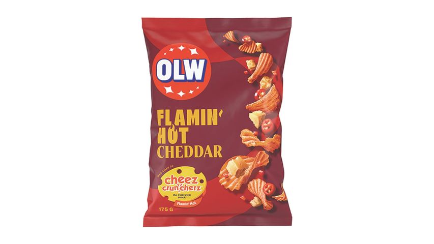 Olw Chips Hot Chili Cheddar 175g