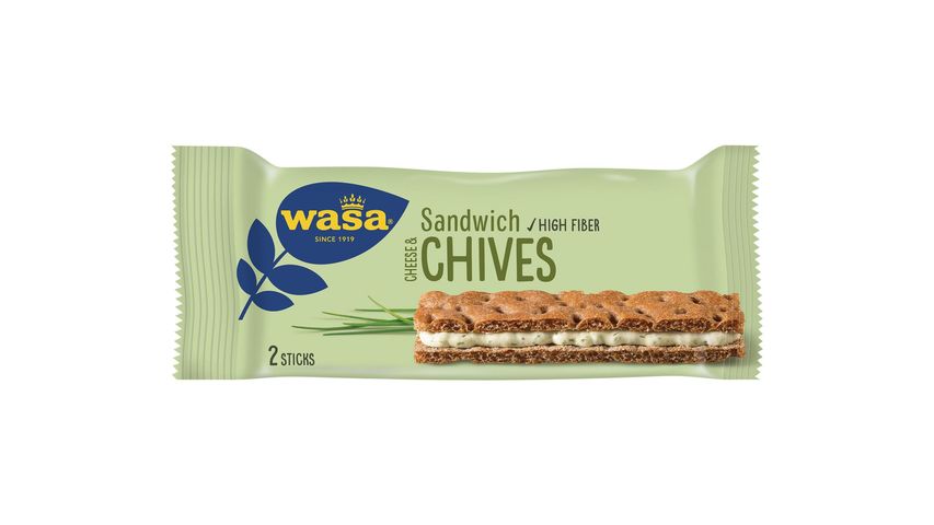 Wasa Sandwich Cheese/Chives 37g