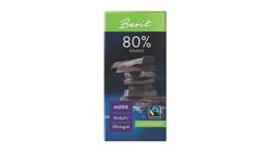 Berit Nordstrand Mørk Sjokolade 80% | 80g