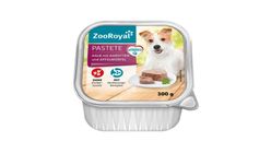 ZooRoyal Pastete Kalb mit Karotten und Apfelwürfel 300g