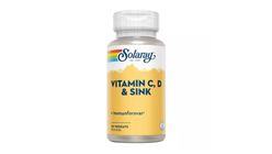 Solaray Vitamin C, D & Sink Kapsler | 30stk