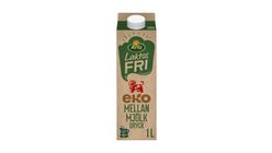 Arla Lactose Free Organic Medium Milk 1.5% 1l