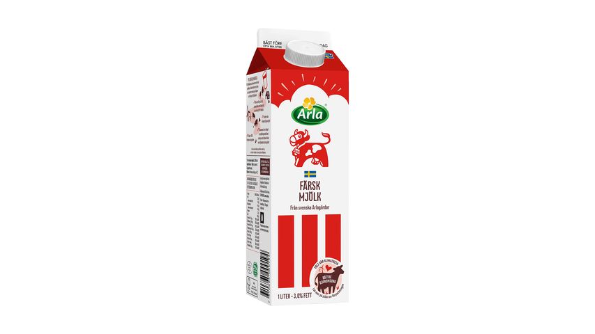 Arla Ko® Färsk standardmjölk 3,0% 1 liter
