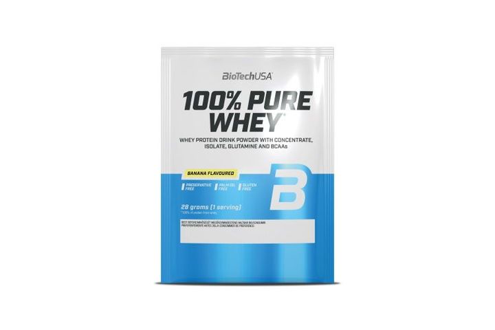 BiotechUSA 100% Pure Whey 28g banán