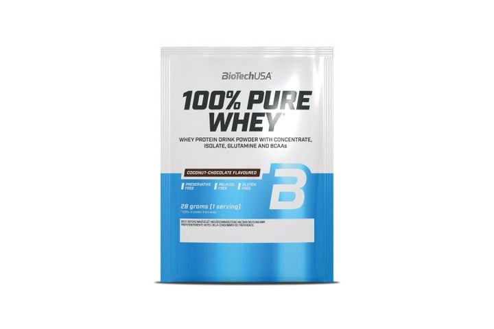 BiotechUSA 100% Pure Whey 28g kókusz-csokoládé