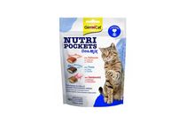 GimCat Snack Nutri Pocket Sea Mix macskának, lazac, pisztráng, garnéla 150 g