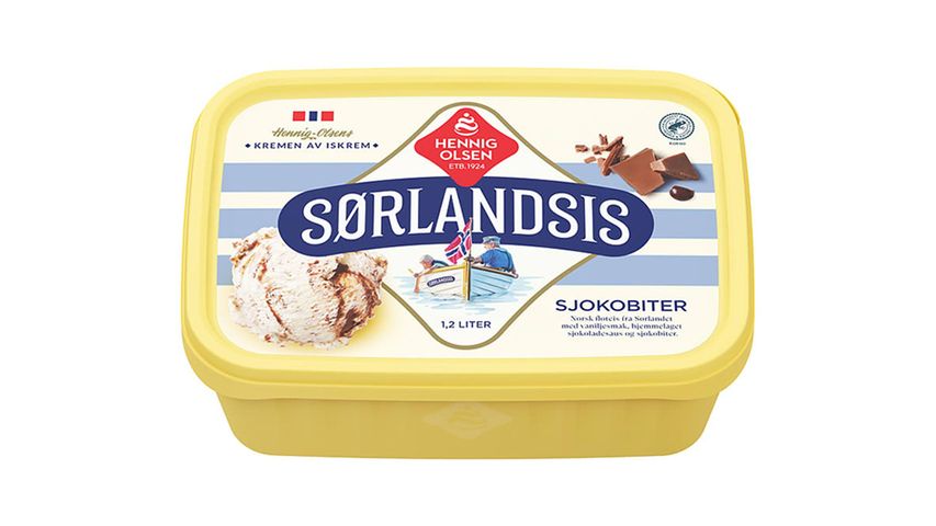 Hennig-Olsen Sjokobiter Fløteis | 1.2l