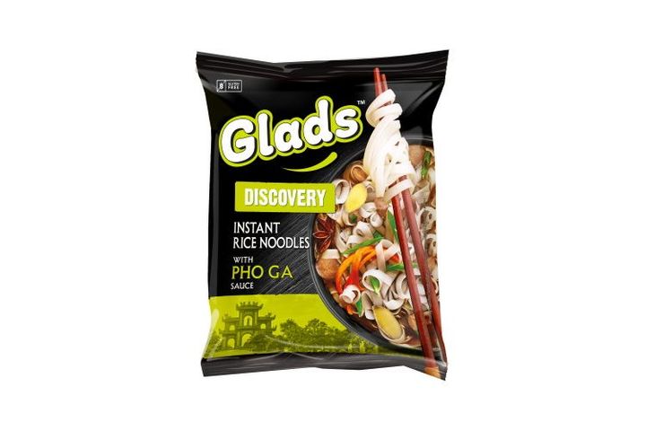 GLADS Rizstésztaleves Pho Ga-szósszal és szárított zöldségekkel 65 g