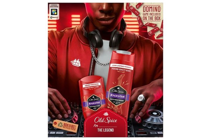 Old Spice Rockstar Gift Set With Deodorant Stick And Shower Gel