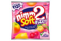 Nimm2 Soft Fizzy pezsgő hatású, gyümölcs ízű porral töltött gyümölcsös olvadó cukorka 90 g