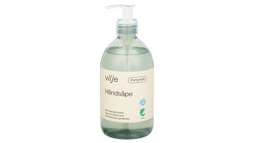 Vilje Håndsåpe Parfymefri | 500ml