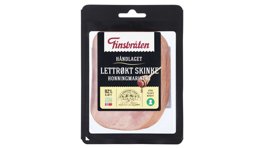 Finsbråten Skinke Lettrøkt Honningmarinert | 90g
