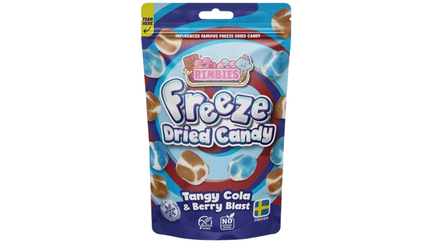 Rimbies Freeze Dried Candy Tangy Cola & Berry Blast | 85g