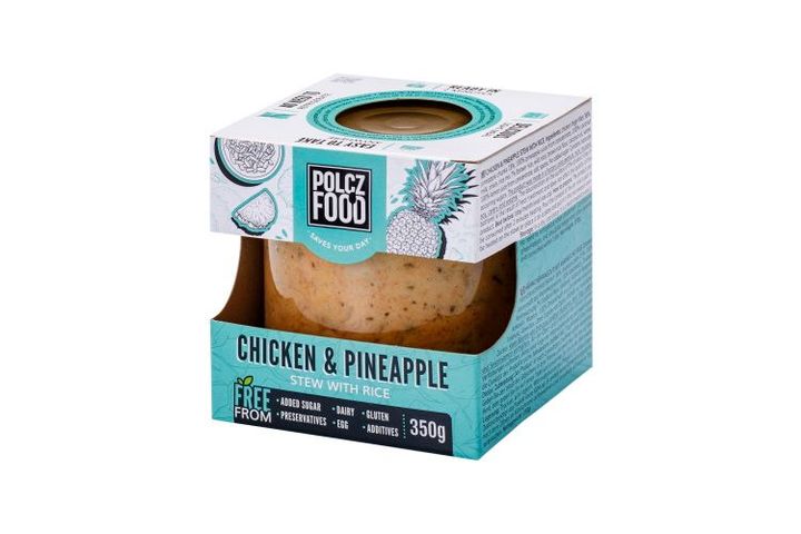 Polcz ananászos csirke rizzsel 350 g