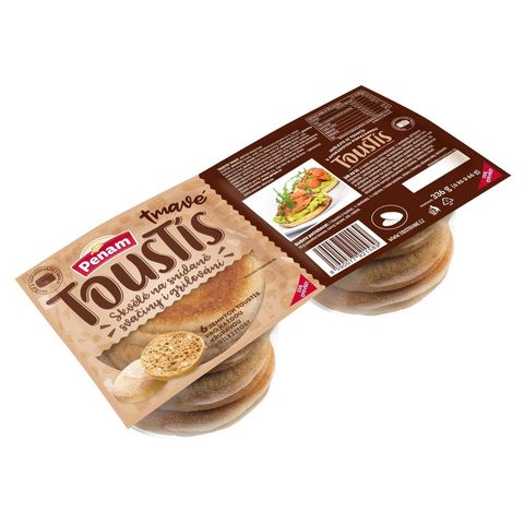 Penam Toustís dark pastry | 6 x 50 g