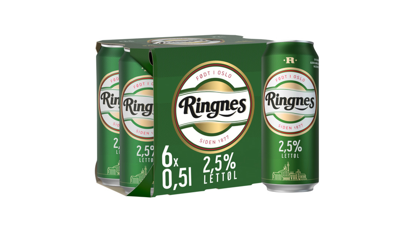 Ringnes Lettøl | 6 x 0.5l