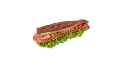 Bio Wiederbaguette mit Salami und Pfefferoni