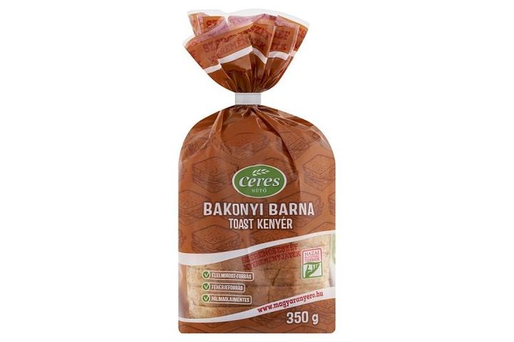 Ceres Bakonyi barna toast kenyér 350 g