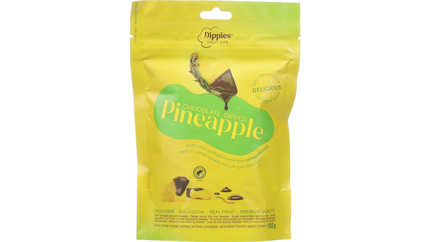 Fruit Dips Ananas Sjokolade | 100g