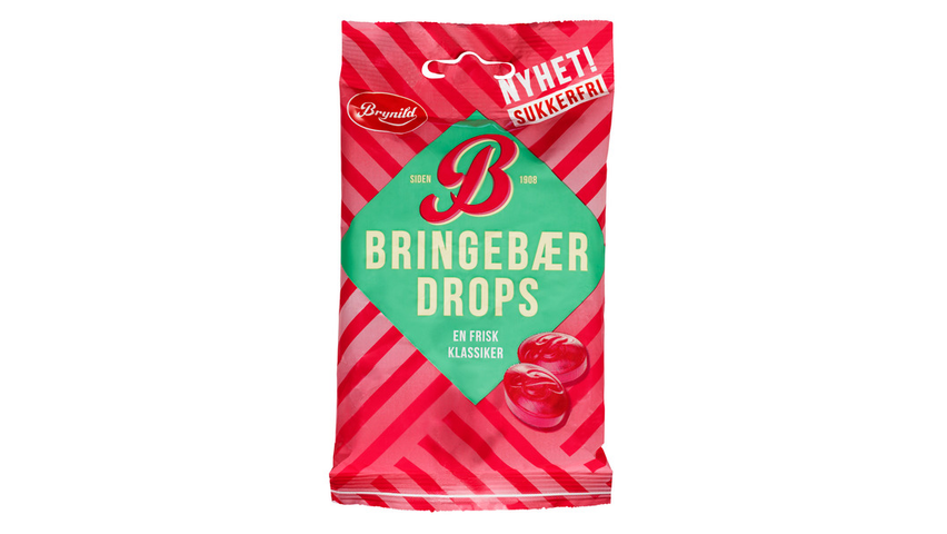 Brynild Bringebærdropieces | 60g