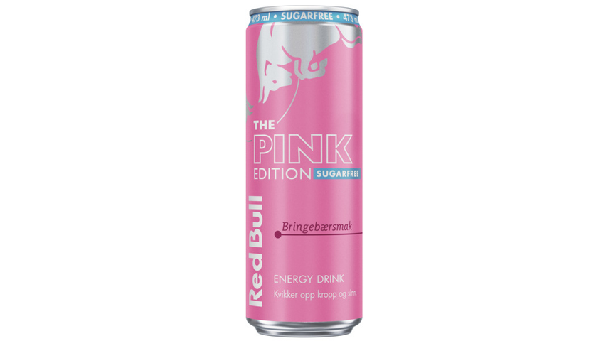 Red Bull Sukkerfri Pink Edition Bringebærsmak | 473ml