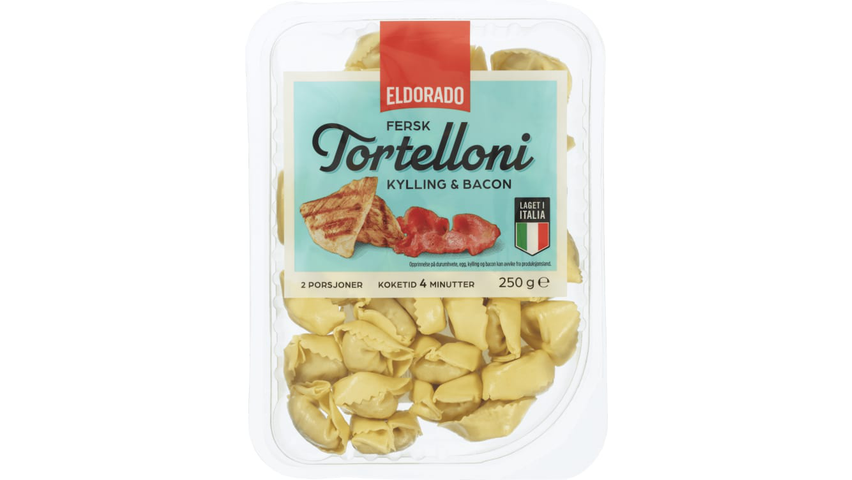 Eldorado Tortelloni Kylling & Bacon | 250g