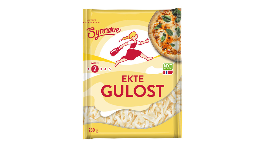 Synnøve Ekte Gulost Revet | 280g
