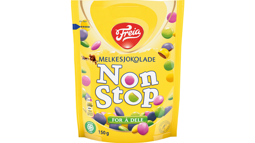 Freia Non Stop Melkesjokolade | 150g