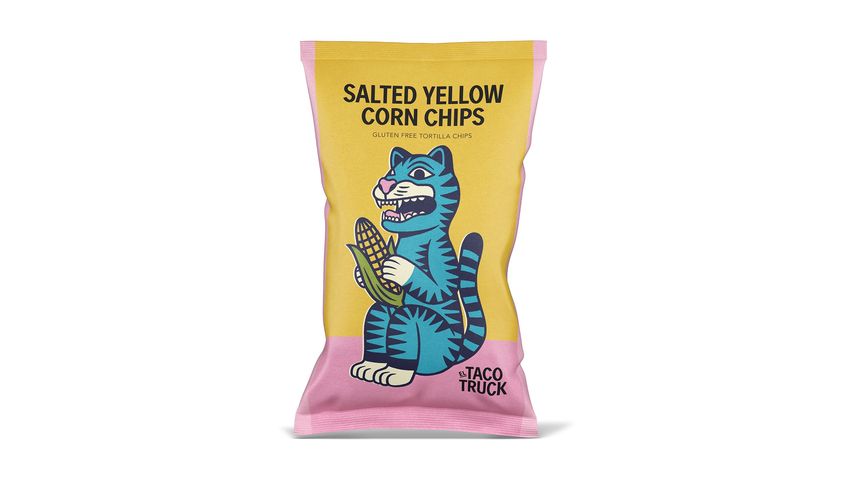 El Taco Truck Corn Chips Salt Gul | 185g