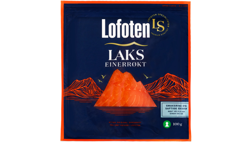 Lofoten Røkt Laks Skivet | 100g