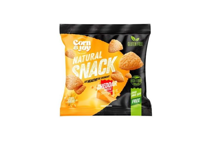 Corn & Joy Cheddar Cheese Flavoured Natural Snack 40 g