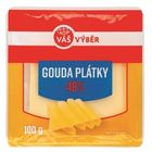 Váš Výběr Gouda sýr 48% plátky | 100 g