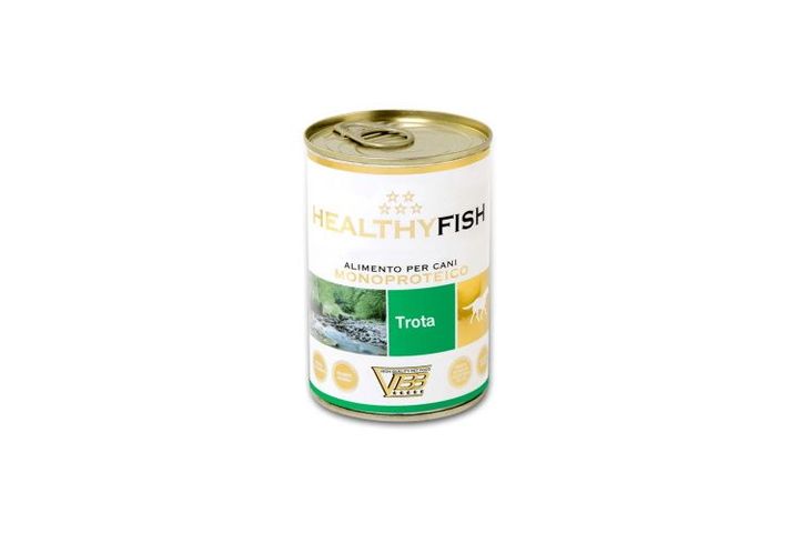 HEALTHY FISH PISZTRÁNG 97% monoprotein pate for adult dogs 400 g