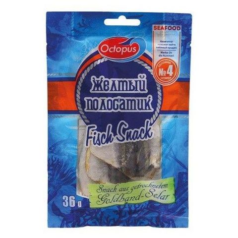 Octopus Žlutopasý Kranas slaný-sušený | 36 g