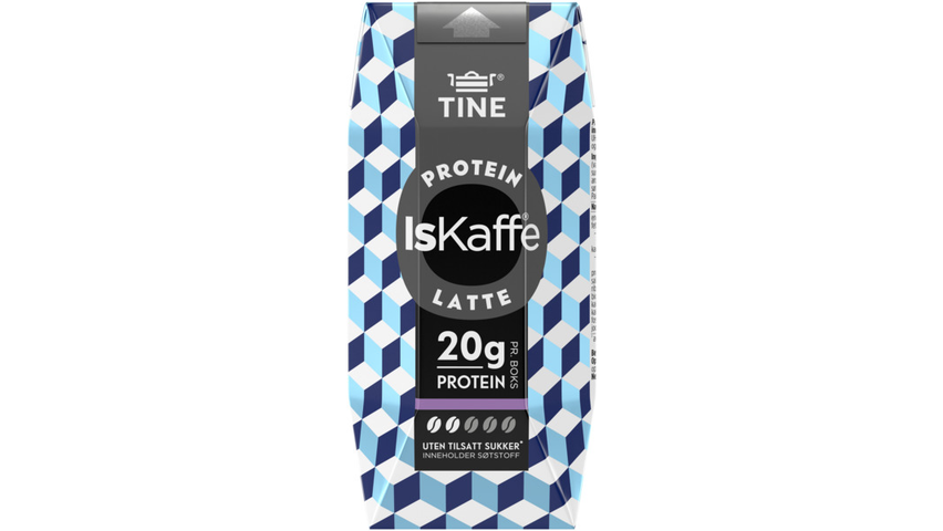 Tine Iskaffe Latte Protein Uten | 330ml