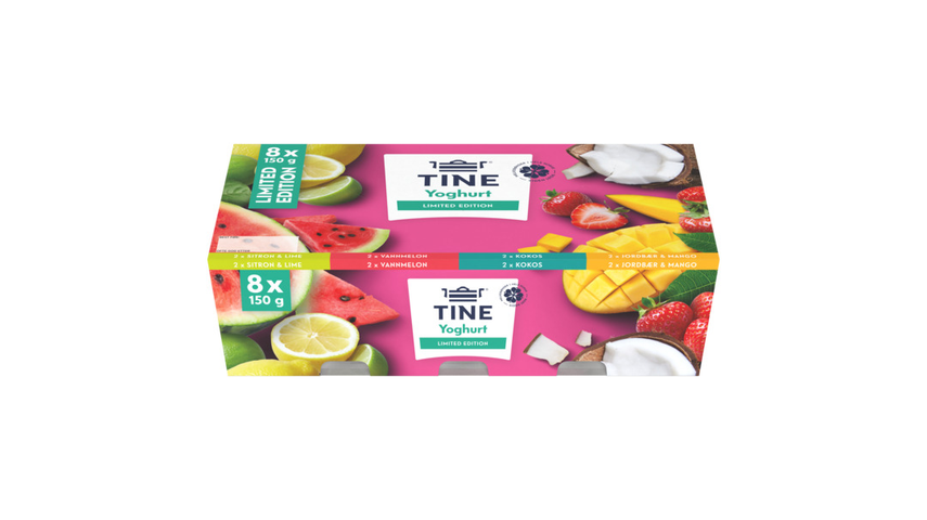 Tine Yoghurt Sesong Vår/Sommer | 8 x 150g