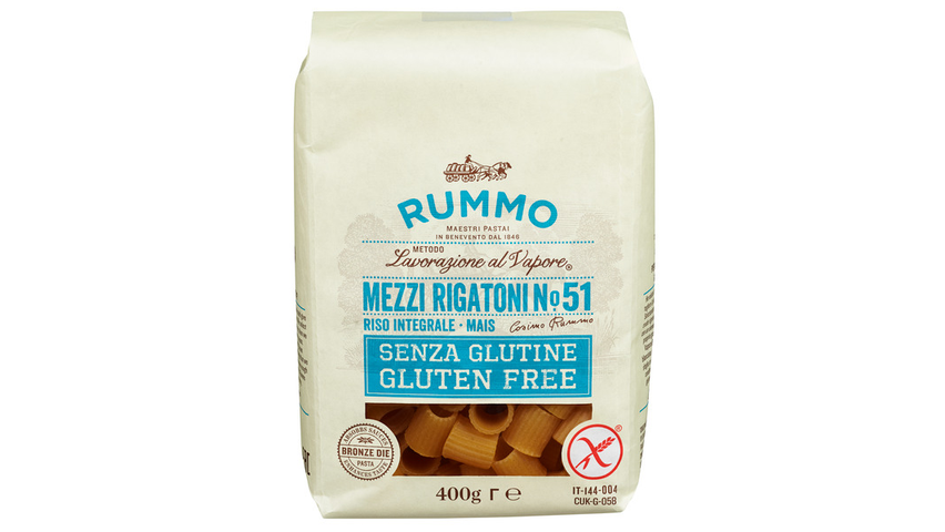 Mezzi Rigatoni No51 Gl.fri 400g Rummo