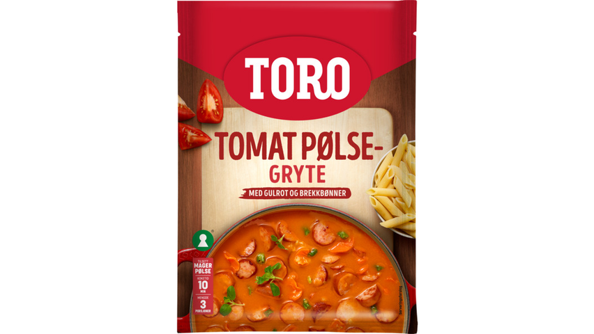 Tomat Pølsegryte 108g Toro