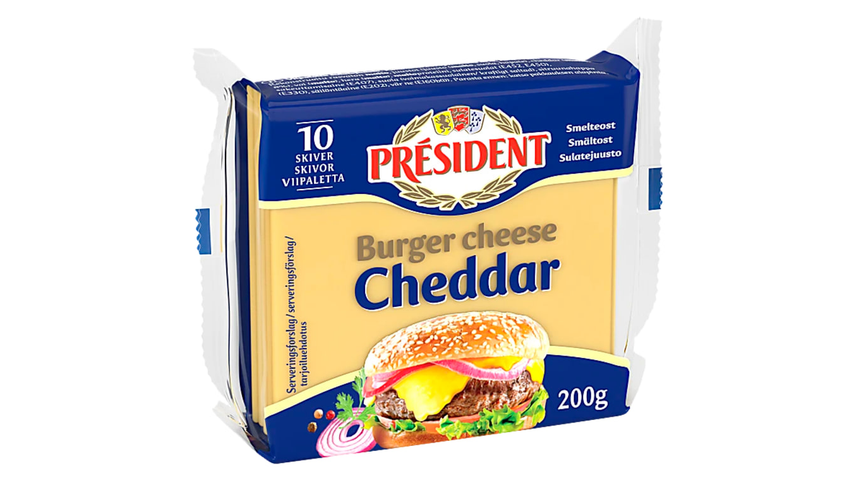 President Burger Cheese Cheddar | 200g
