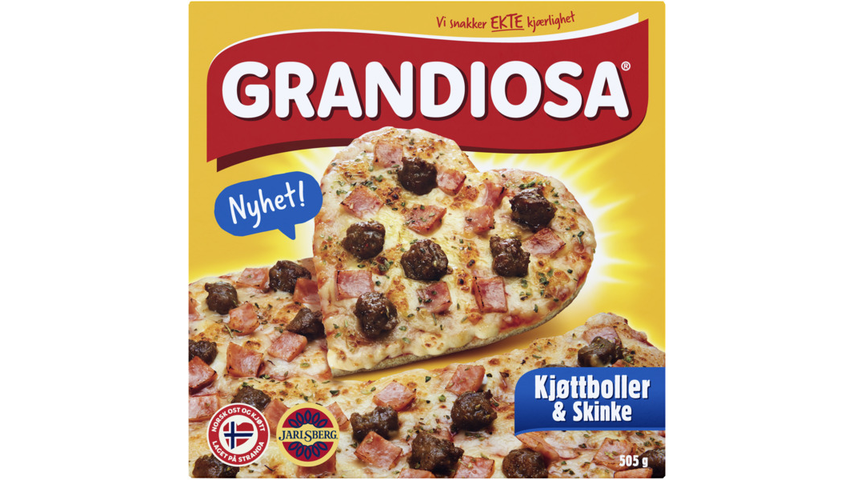 Grandiosa Kjøttboller & Skinke | 505g