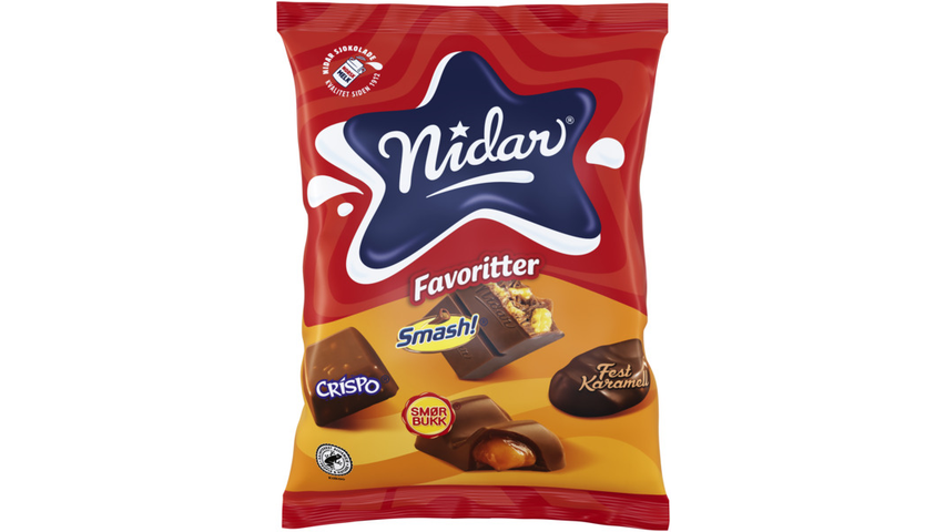 Nidar Favoritter Smash!® | 200g