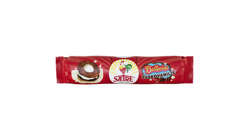 Sætre Ballerina Kjeks m/ Sjokovanilje | 205g