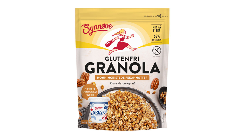 Synnøve Glutenfri Granola Honningristede Pekannøtter | 325g