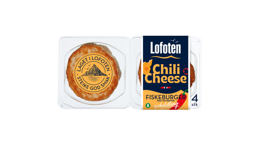 Lofoten Fiskeburger Chili Cheese | 440g