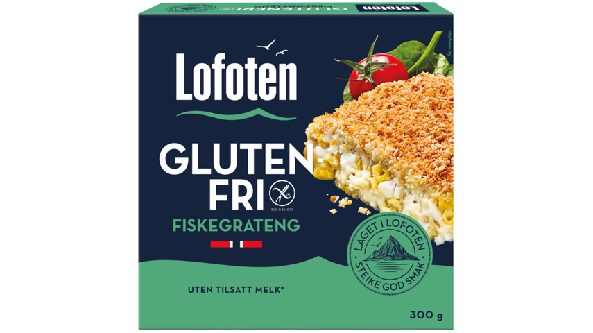 Fiskegrateng Glutenfri 300g Frys Lofote