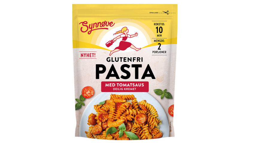 Synnøve Glutenfri Pasta Med Tomatsaus | 163g