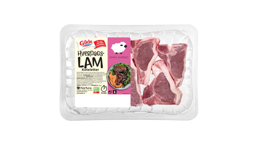 Gilde Lammekoteletter Hverdagslam | 400g